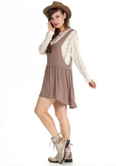 TAUPE Riley Dress
